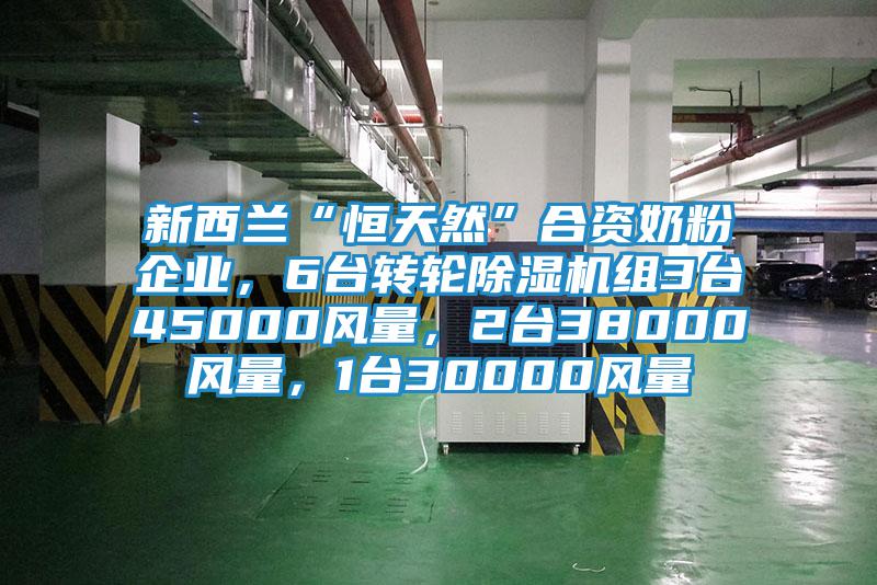 新西蘭“恒天然”合資奶粉企業(yè)，6臺轉輪除濕機組3臺45000風量，2臺38000風量，1臺30000風量