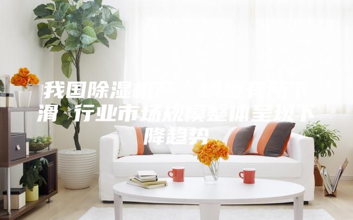 我國除濕機產(chǎn)、銷量有所下滑 行業(yè)市場規(guī)模整體呈現(xiàn)下降趨勢