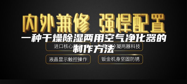 一種干燥除濕兩用空氣凈化器的制作方法