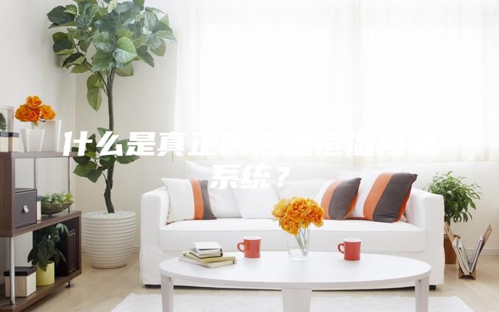 什么是真正的恒溫恒濕恒氧系統(tǒng)？