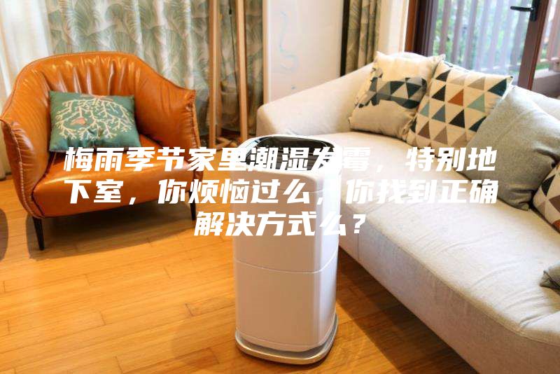 梅雨季節家里潮濕發霉，特別地下室，你煩惱過么，你找到正確解決方式么？