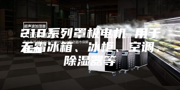 218系列罩極電機 用于無霜冰箱、冰柜、空調、除濕器等